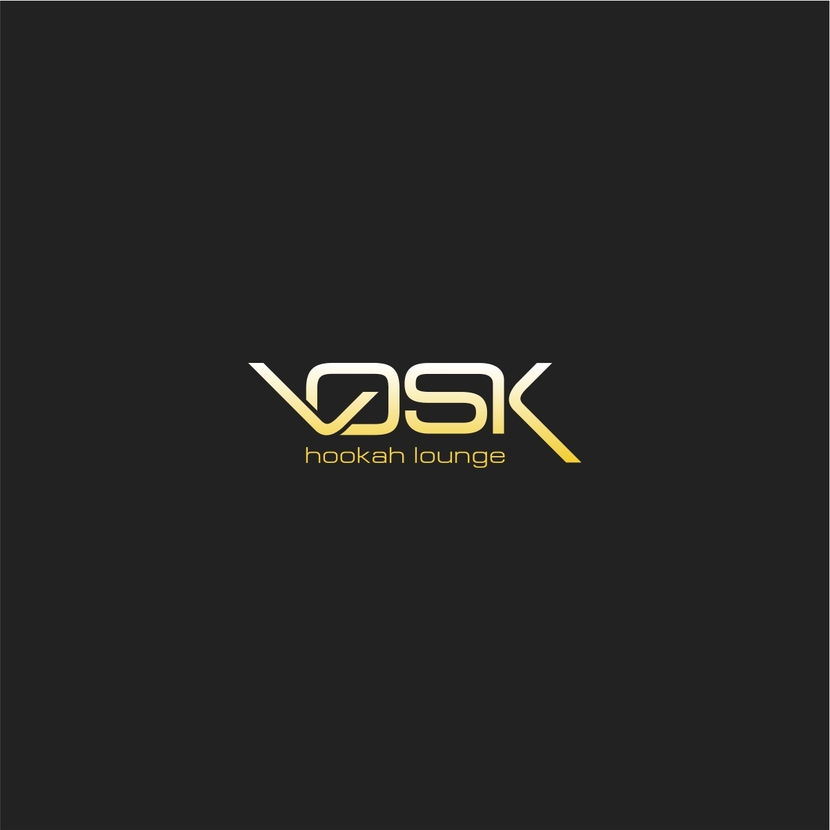 Эскиз лого. - Логотип кафе-кальянная Vosk