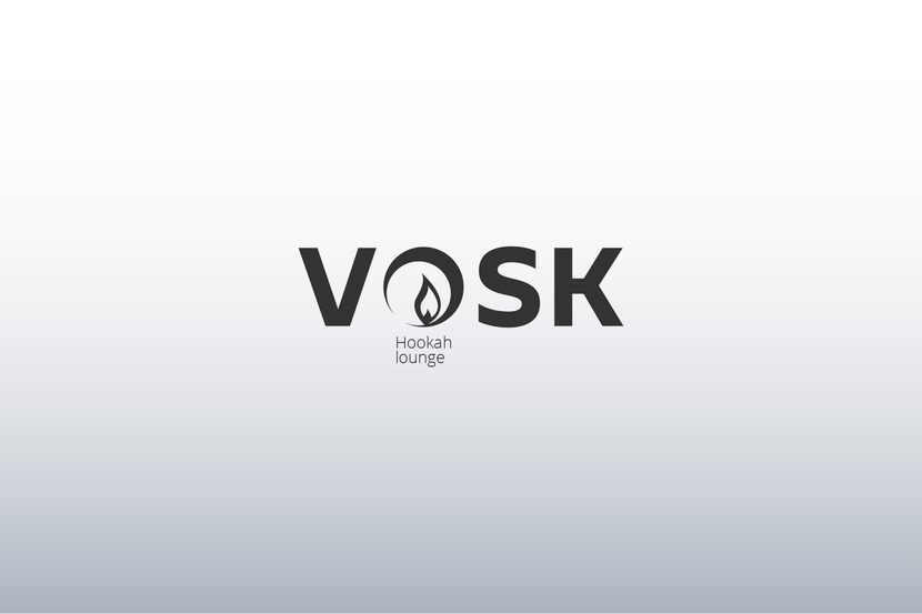 ) - Логотип кафе-кальянная Vosk