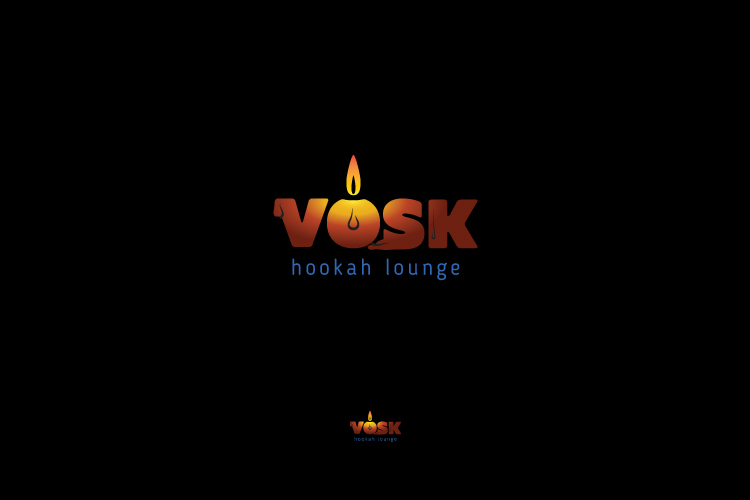 Логотип кафе-кальянная Vosk  -  автор Albert Galeev
