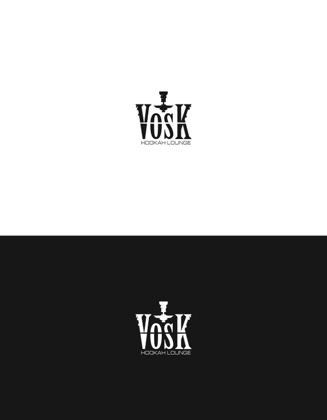 Логотип кафе-кальянная Vosk  -  автор Пётр Друль