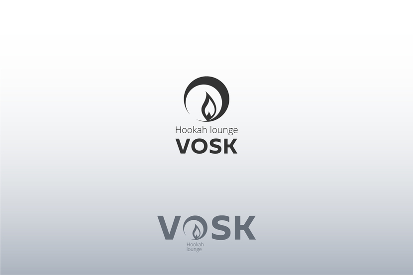 ) - Логотип кафе-кальянная Vosk