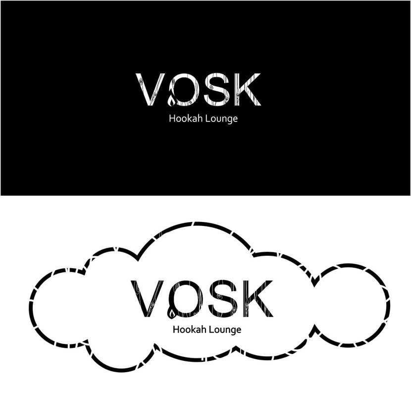 Логотип - Логотип кафе-кальянная Vosk