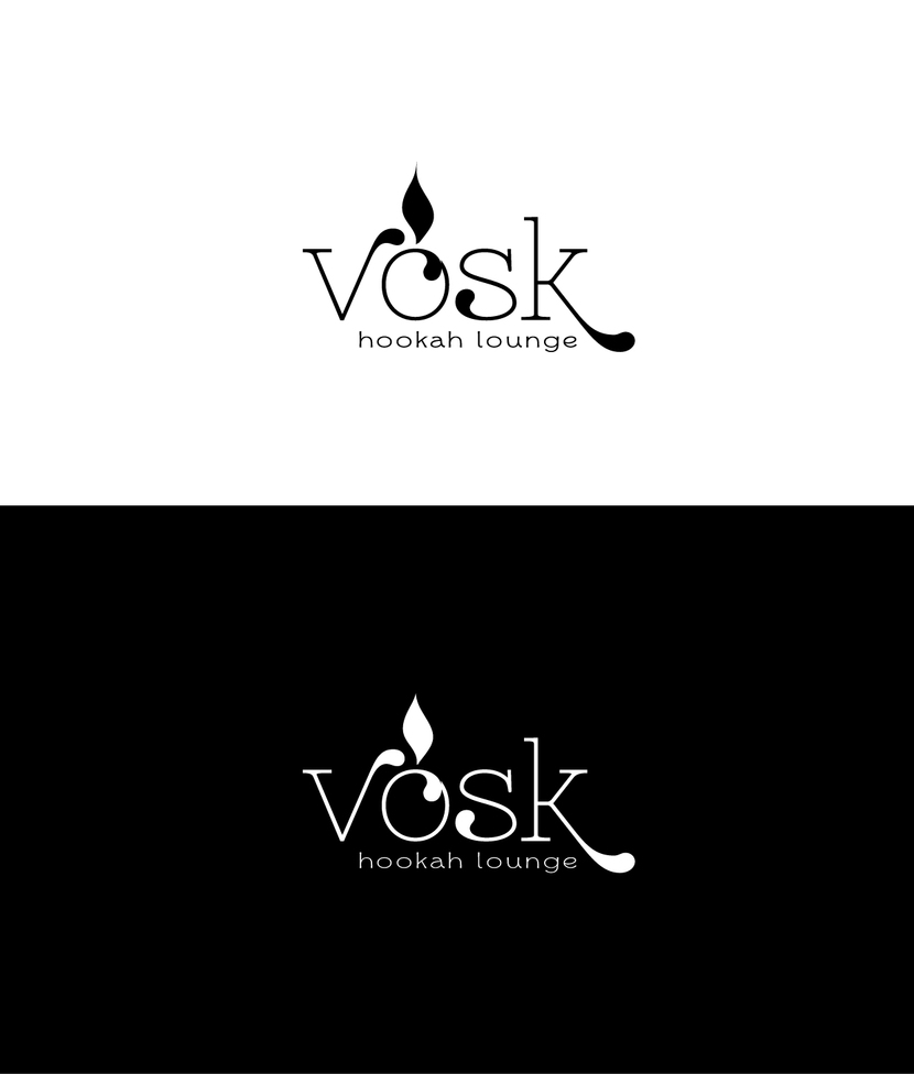 вариант - Логотип кафе-кальянная Vosk