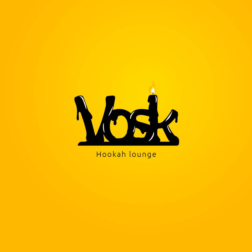 1 - Логотип кафе-кальянная Vosk