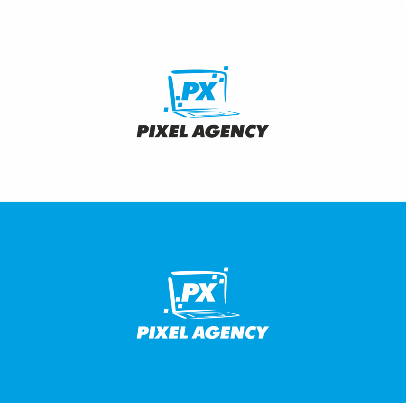 Логотип для веб-студии pixel agency  -  автор Владимир иии