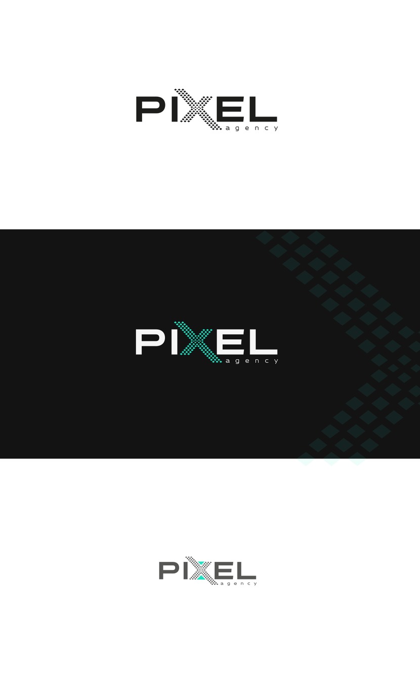 * - Логотип для веб-студии pixel agency