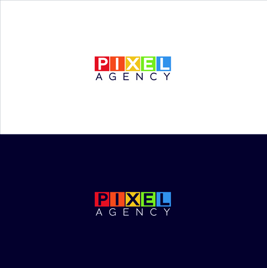 Логотип для веб-студии pixel agency  -  автор Dmitriy D