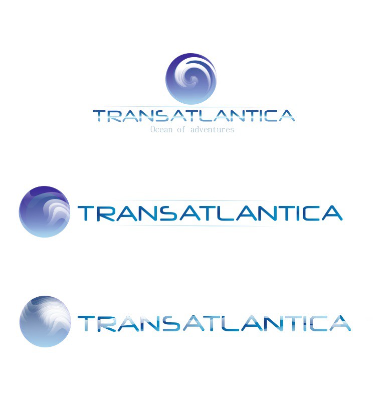Ещё несколько вариантов лого с волнами, понравившихся мне в процессе разработки - Логотип для компании TRANSATLANTICA