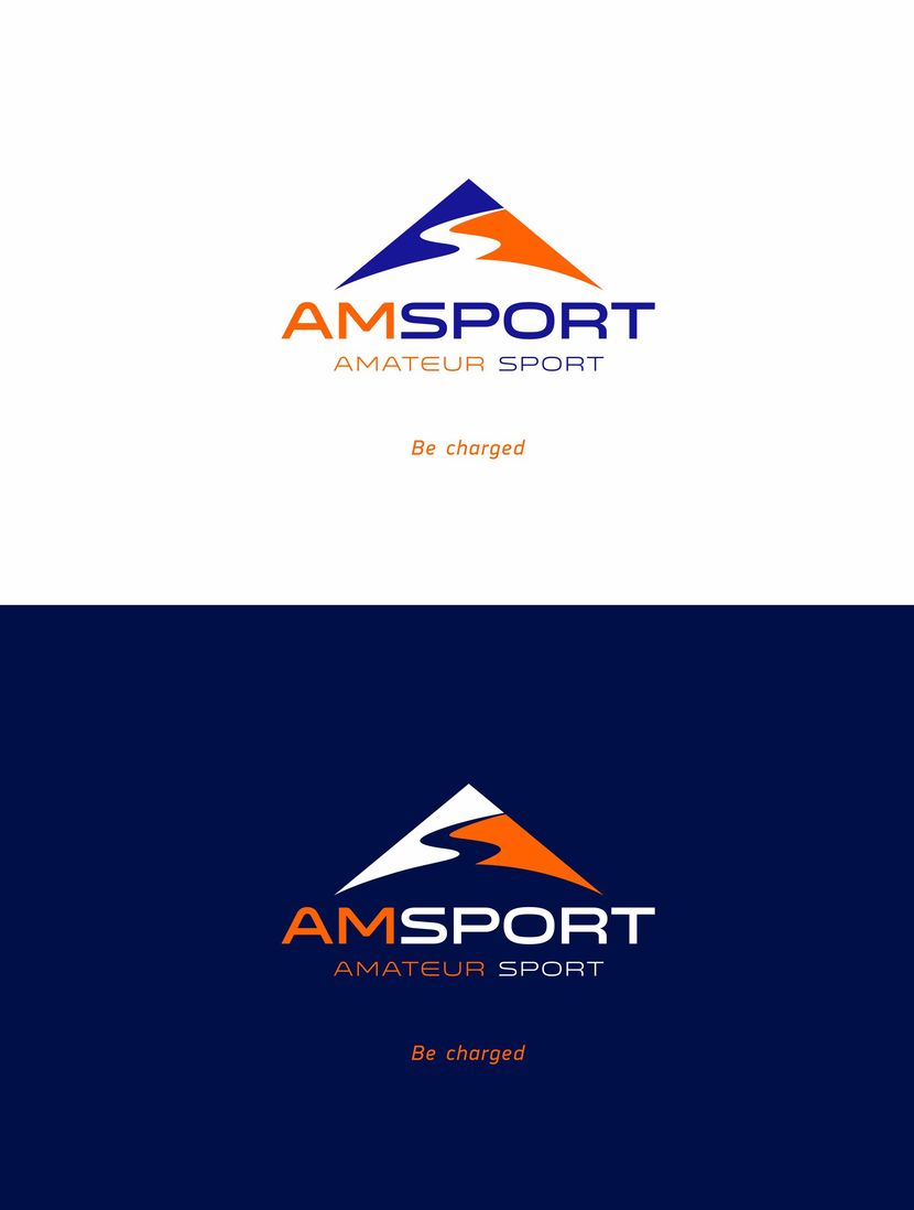 + - создание логотипа для международного движения любителей спорта Amsport