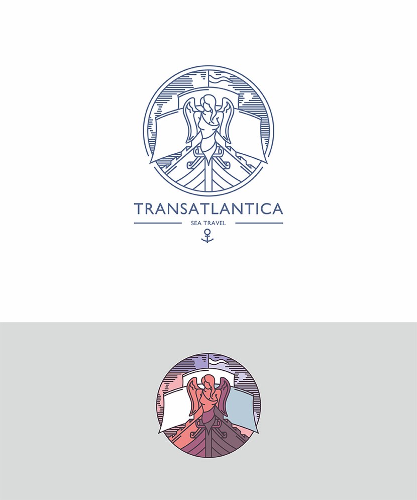 Логотип для компании TRANSATLANTICA