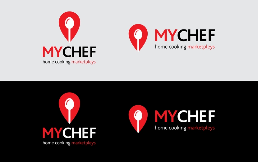 Логотип для маркетплейса домашней еды Mychef  -  автор Sergey Sharapov