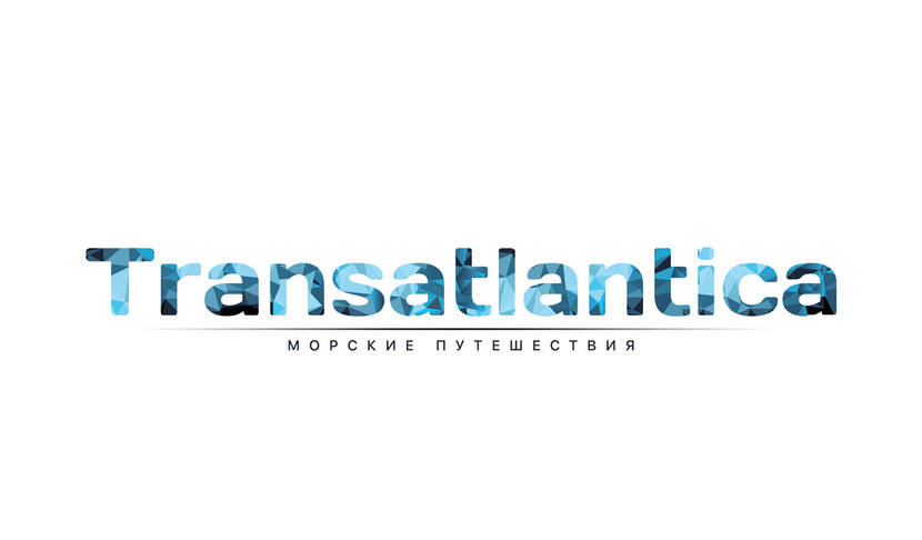 На белом фоне - Логотип для компании TRANSATLANTICA