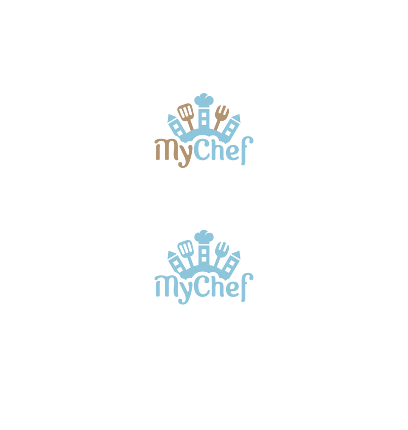 MyChef - Логотип для маркетплейса домашней еды Mychef