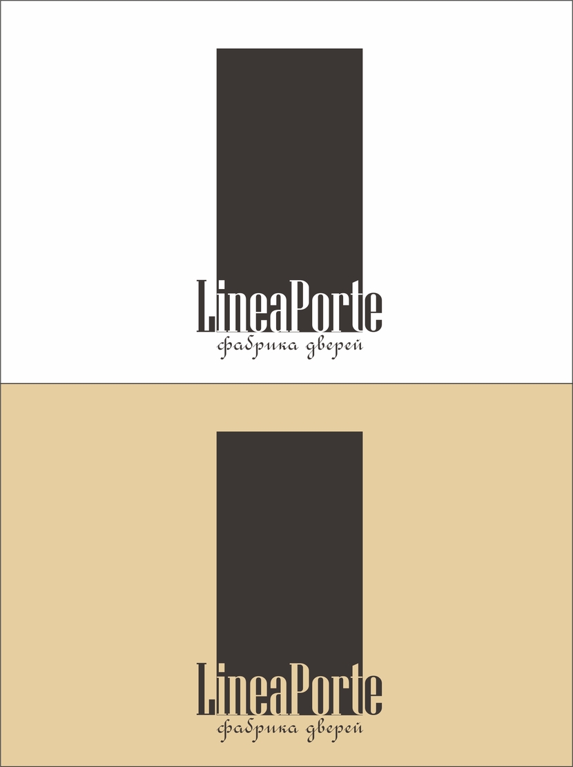 . - Создание логотипа для фабрики дверей «LINEAPORTE».