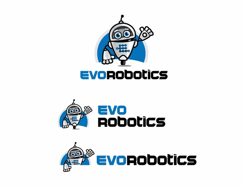 В продолжении концепции ID 599590
замена шрифта - Логотип и фирменный стиль для выставки роботов & современных технологий и школы робототехники