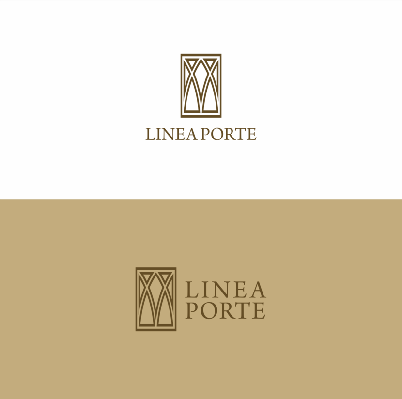 Создание логотипа для фабрики дверей «LINEAPORTE».  -  автор Владимир иии