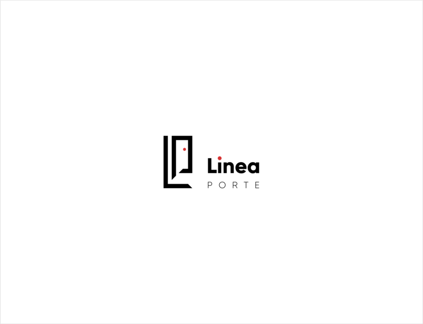 4 - Создание логотипа для фабрики дверей «LINEAPORTE».