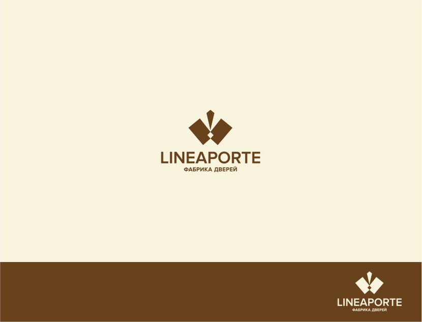 + - Создание логотипа для фабрики дверей «LINEAPORTE».