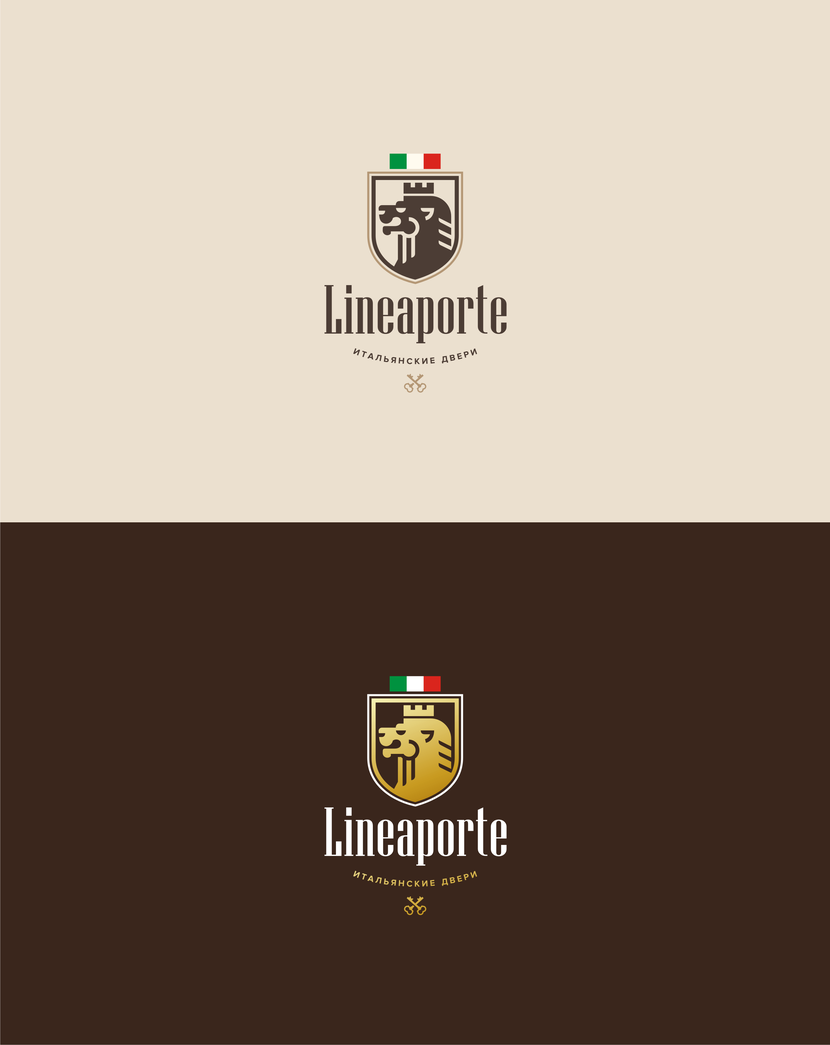 Создание логотипа для фабрики дверей «LINEAPORTE».  -  автор Марина Потаничева