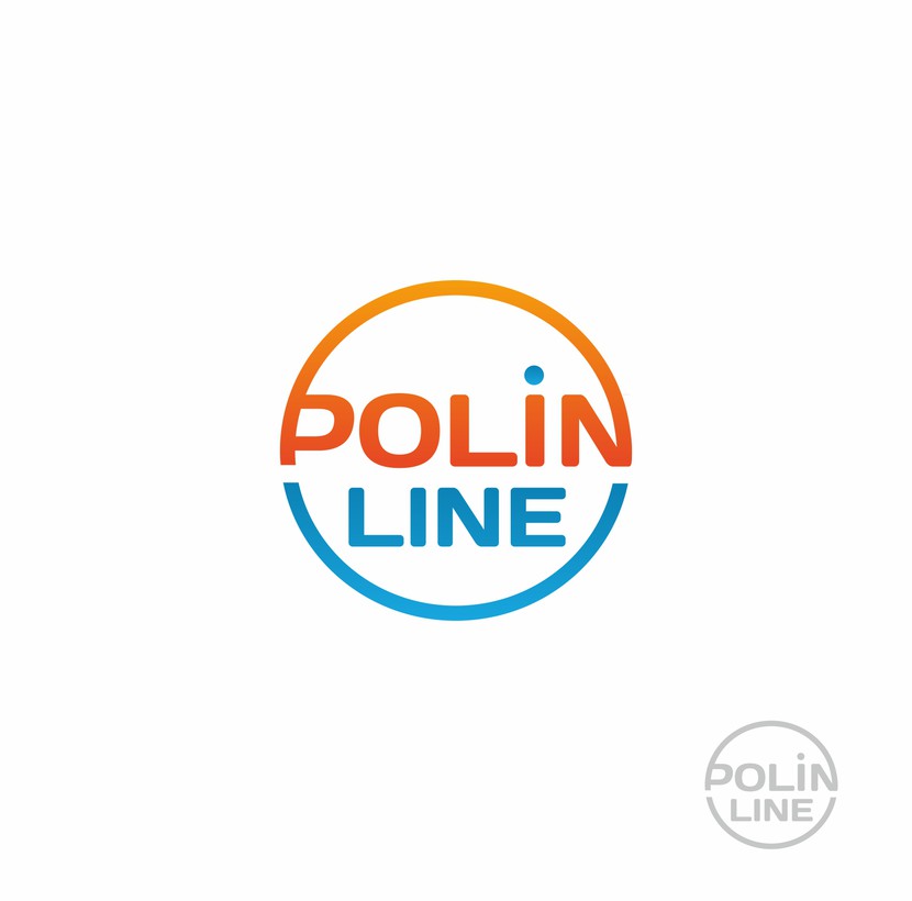 вариант лого в круге, с переходящим в буквы. - Логотип для производителя одежды Рolin Line
