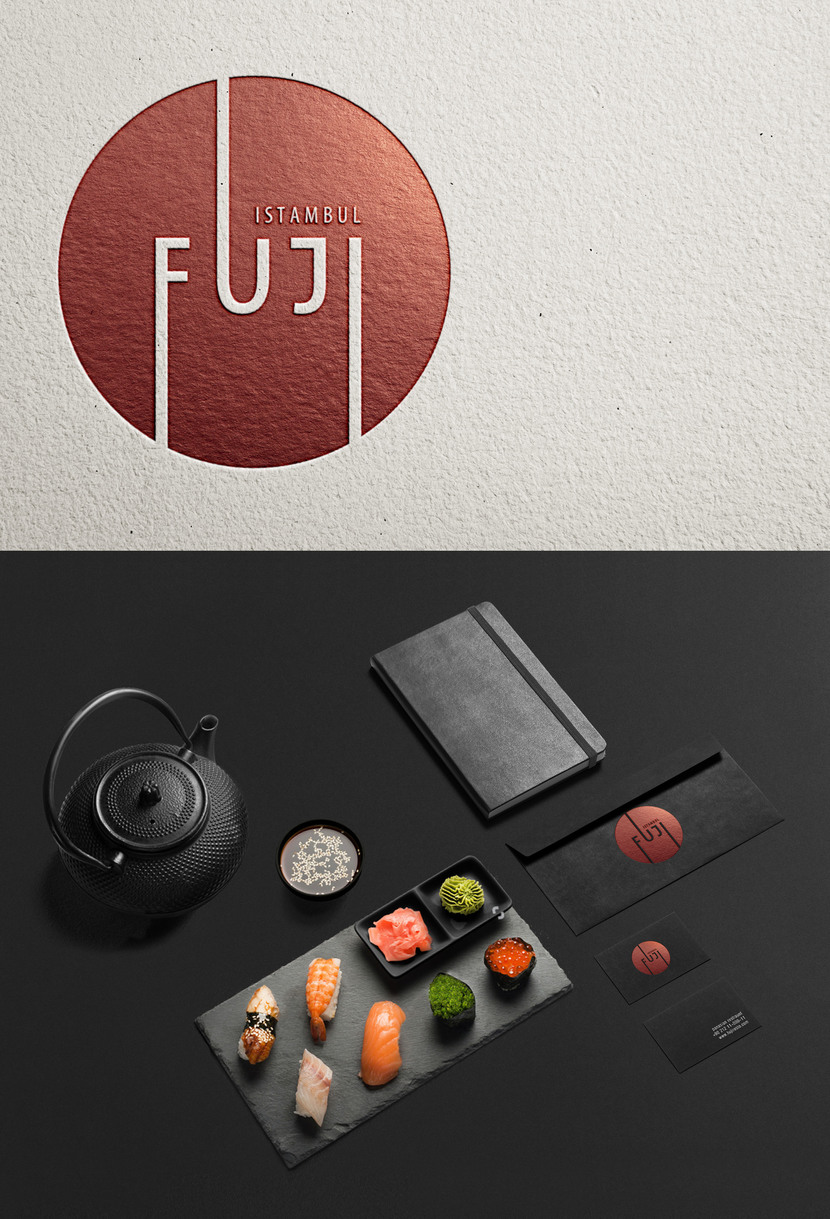 Создание логотипа для ресторана паназиатской кухни "Fuji"