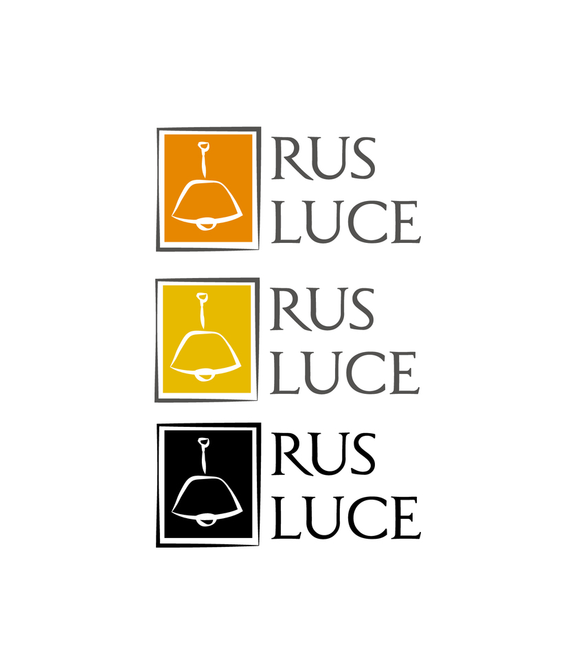 Стилизованная лампа и современный стиль логотипа - Разработка логотипа для интернет-магазина осветительного оборудования