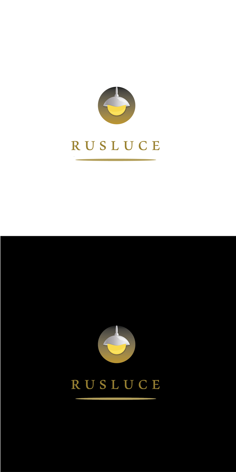 Логотип "Rusluce" - Разработка логотипа для интернет-магазина осветительного оборудования
