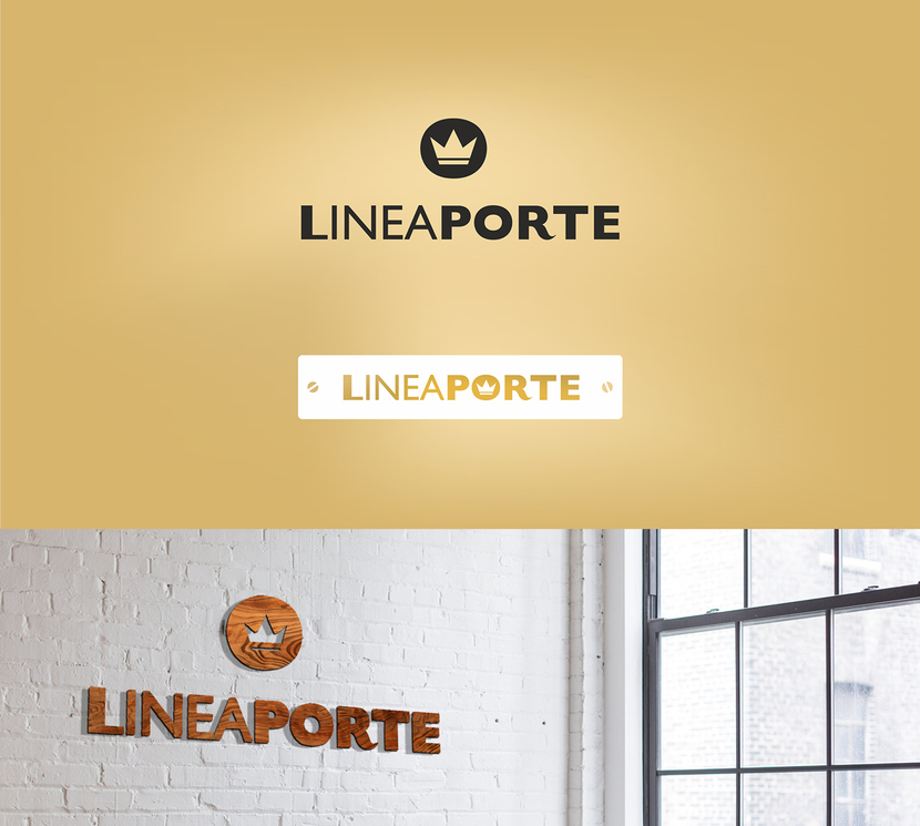 Создание логотипа для фабрики дверей «LINEAPORTE».  -  автор Анатолий Филатов