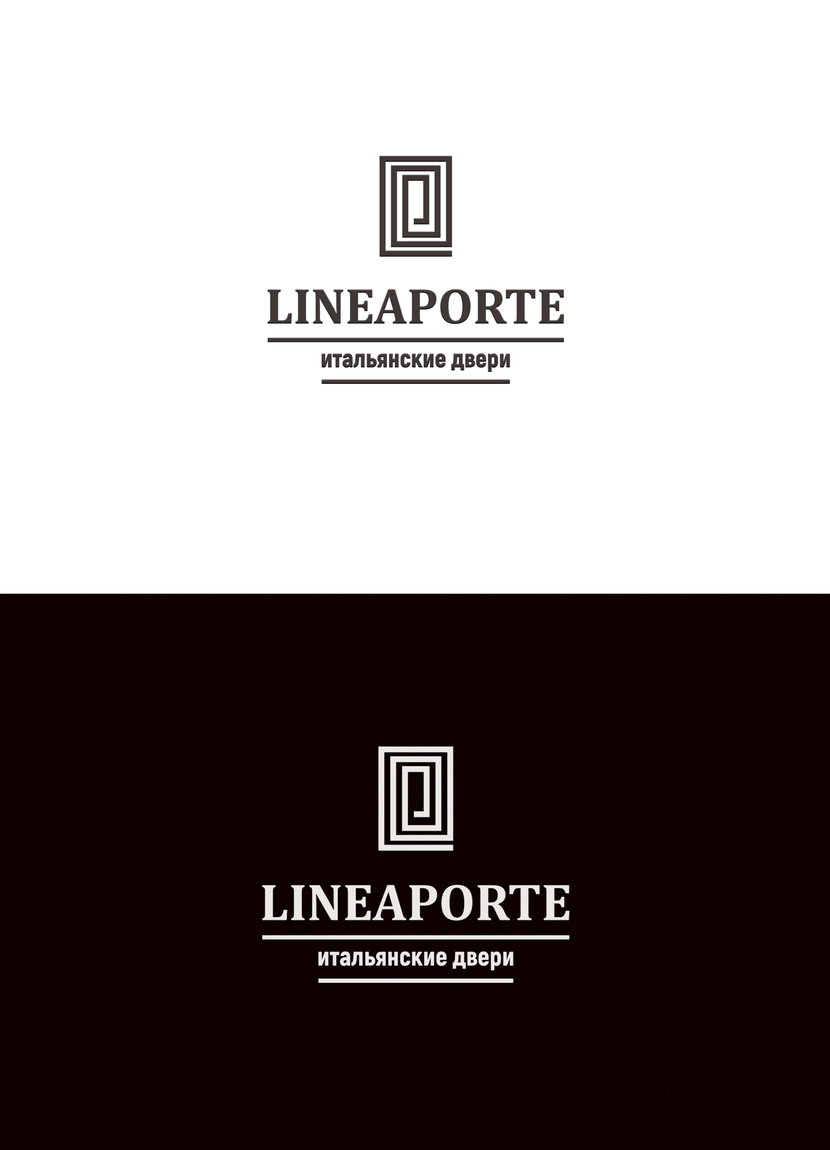 Здравствуйте! Концепция моего логотипа - стилизованный портал, составленный из букв L и P. Логотип простой, понятный, в современном минималистском стиле. - Создание логотипа для фабрики дверей «LINEAPORTE».