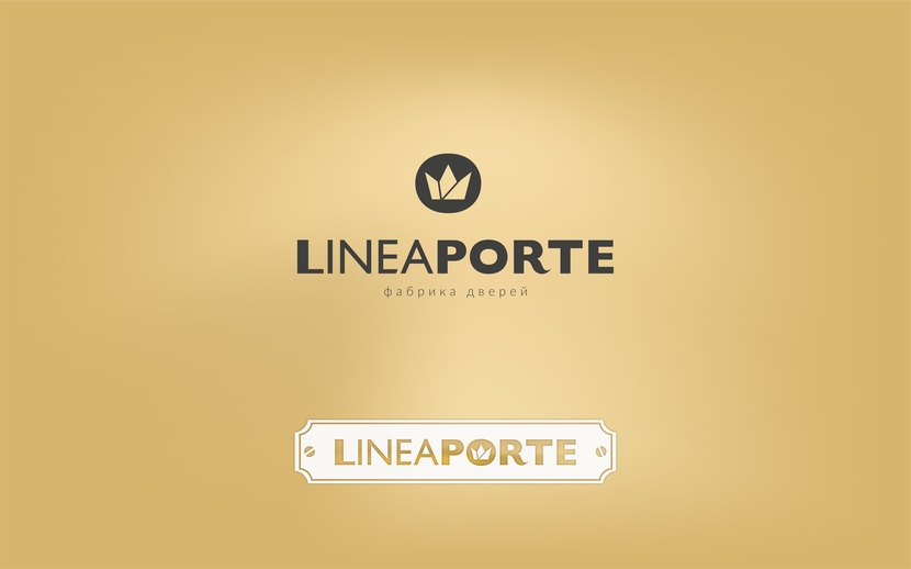 Создание логотипа для фабрики дверей «LINEAPORTE».  -  автор Анатолий Филатов