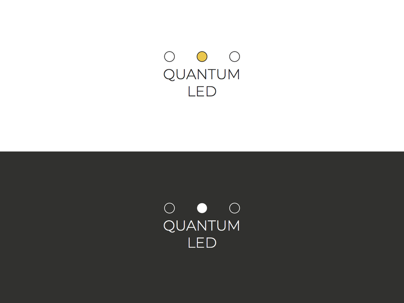 Круги - светодиоды, для разных линеек, которые вы упоминали, можно использовать разные цвета. - Разработка логотипа для нового бренда светотехнической продукции