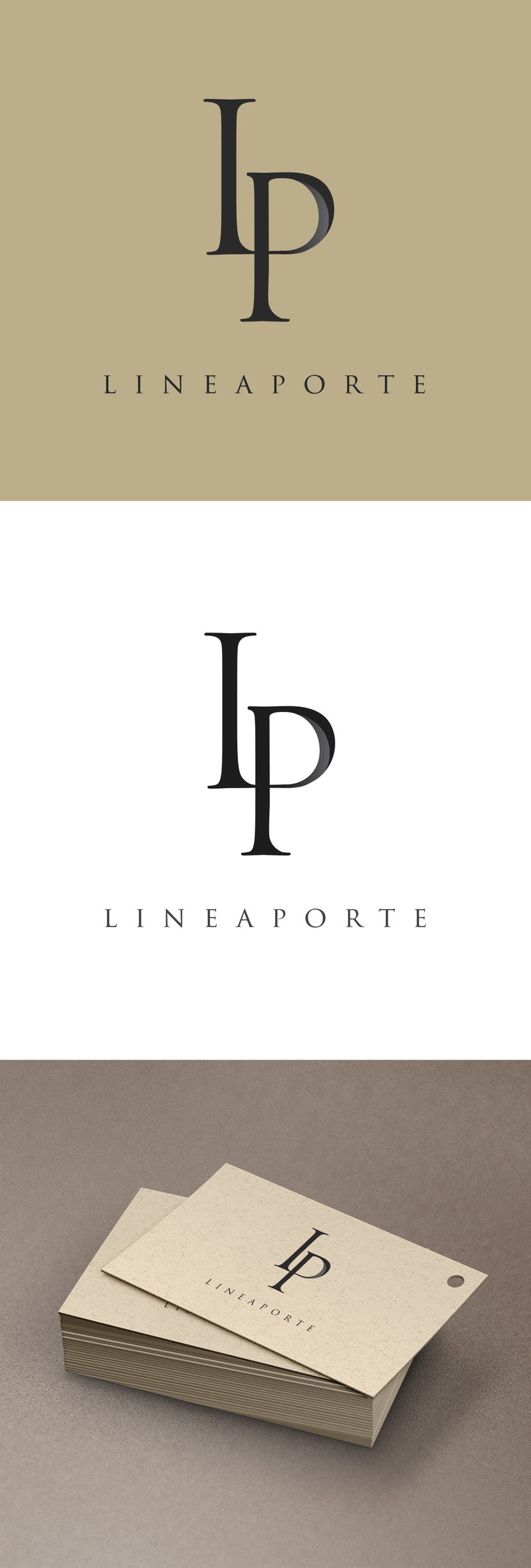Lineaporte. Логотип-монограмма. - Создание логотипа для фабрики дверей «LINEAPORTE».