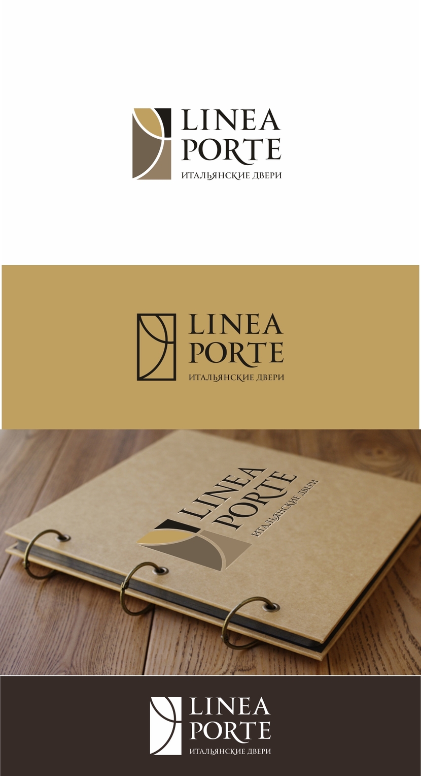 Шрифты подберем - Создание логотипа для фабрики дверей «LINEAPORTE».