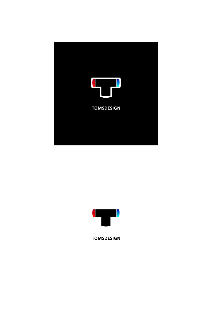 Обозначение: стилизованная первая буква бренда "Т", смеситель - как атрибут санузла - Разработка фирменного стиля нового бренда в сантехнике