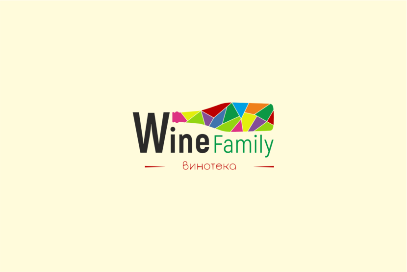 Логотип винного магазина