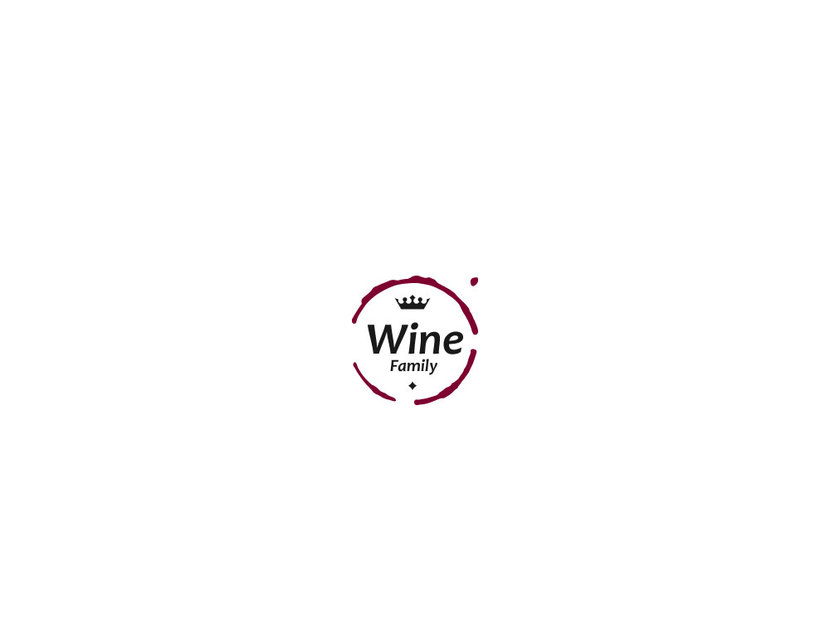 w - Логотип винного магазина