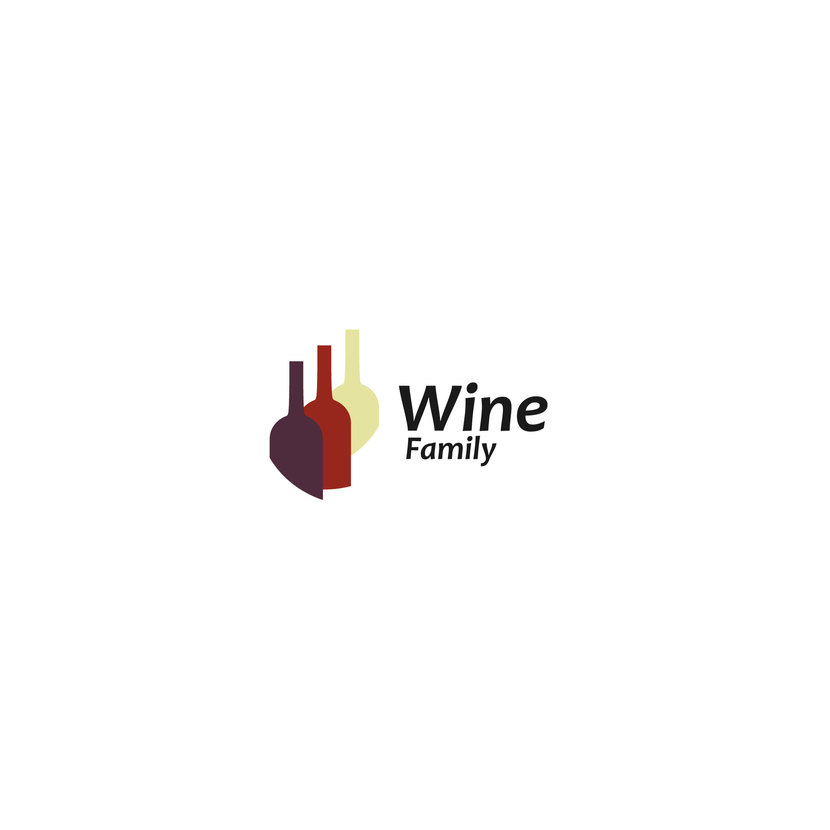 в - Логотип винного магазина
