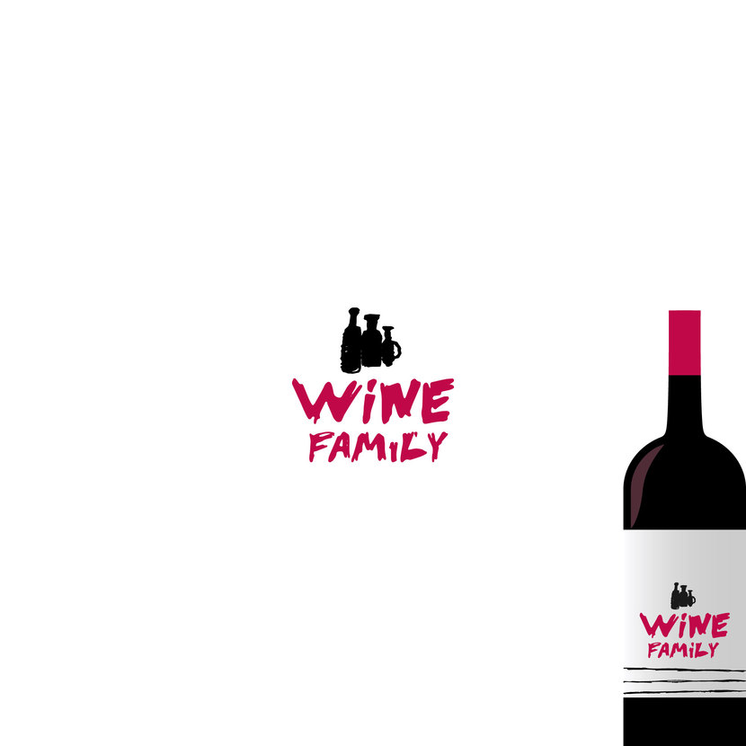 t - Логотип винного магазина