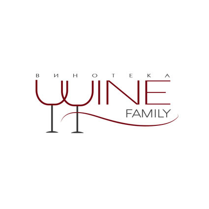 Как и просили, переделала W - Логотип винного магазина
