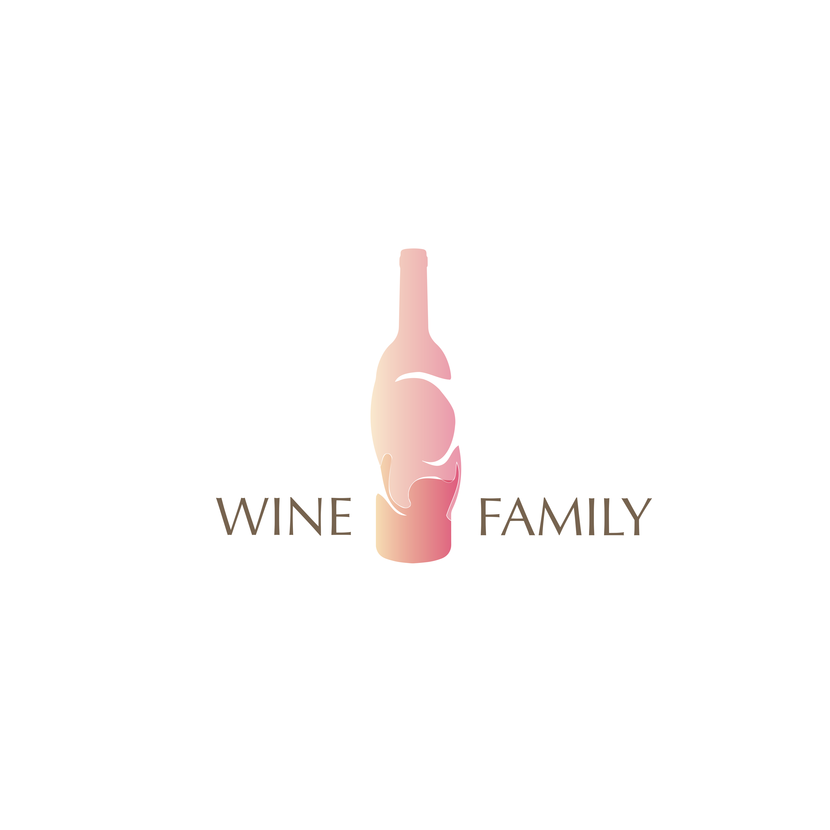 Преимуществом логотипа является лаконичность и выдержанность цветовой гаммы - Логотип винного магазина