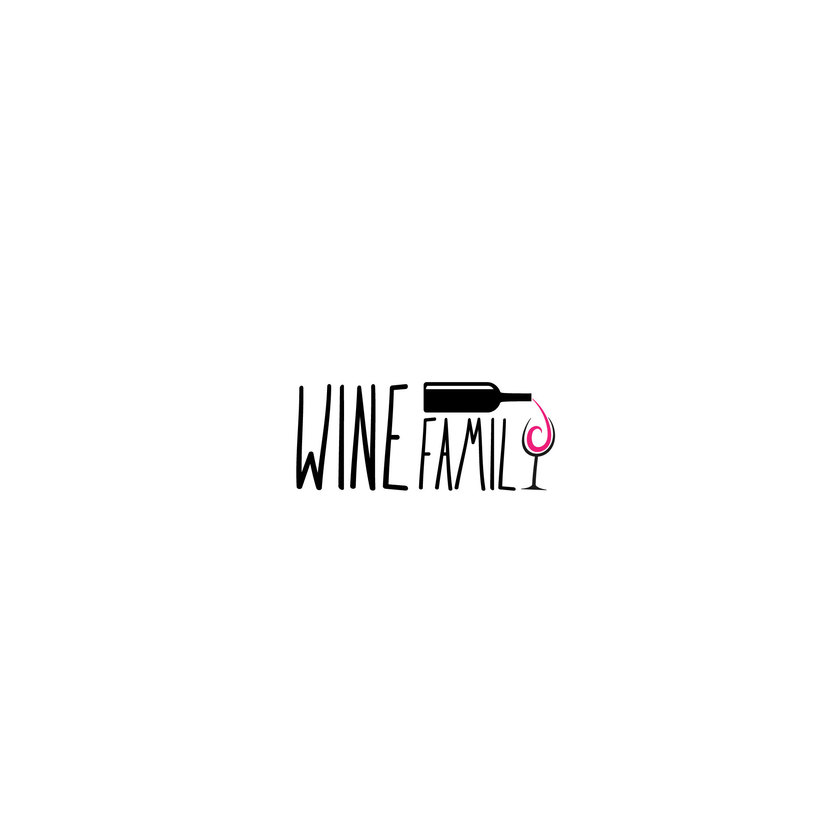 Собственный шрифт - Логотип винного магазина