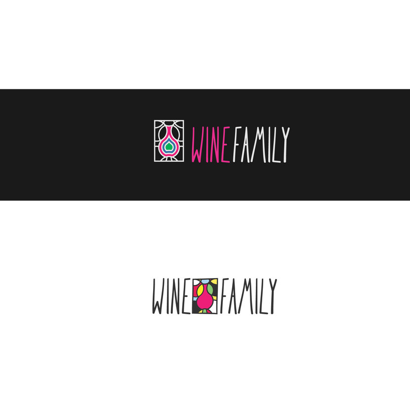 Такой вариант - Логотип винного магазина