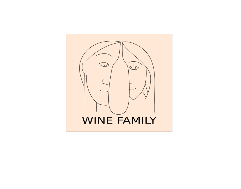 Логотип винного магазина  -  автор Я Яна