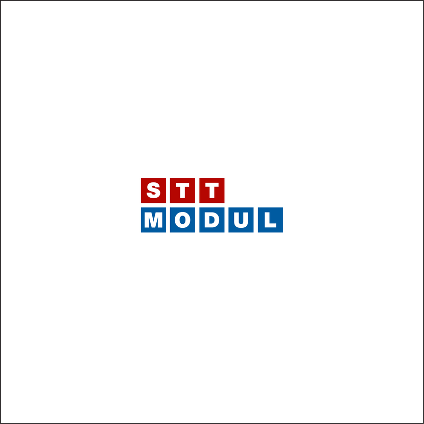 Вариант с другим шрифтовым стилем Логотип компании - тематика Модульные здания