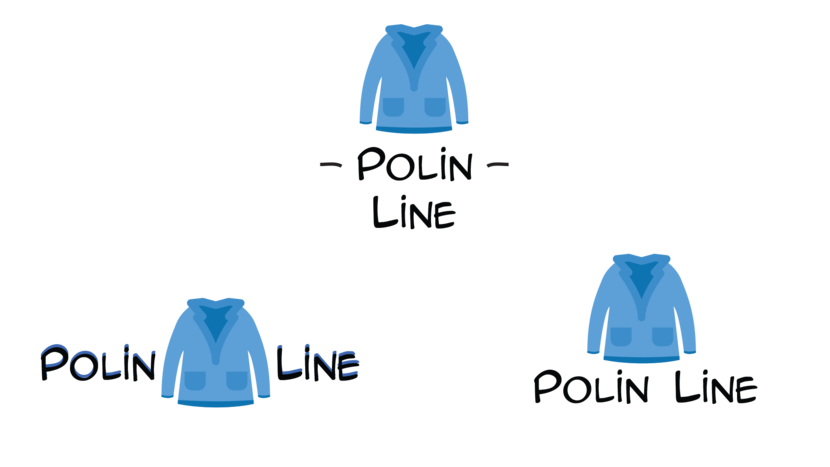 курточка - Логотип для производителя одежды Рolin Line