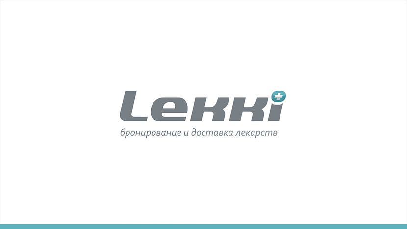 logo Lekki - Логотип для сайта бронирования и доставки лекарств