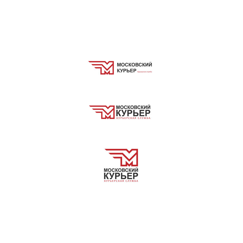 , - ЛОГОТИП к названию Московский Курьер
