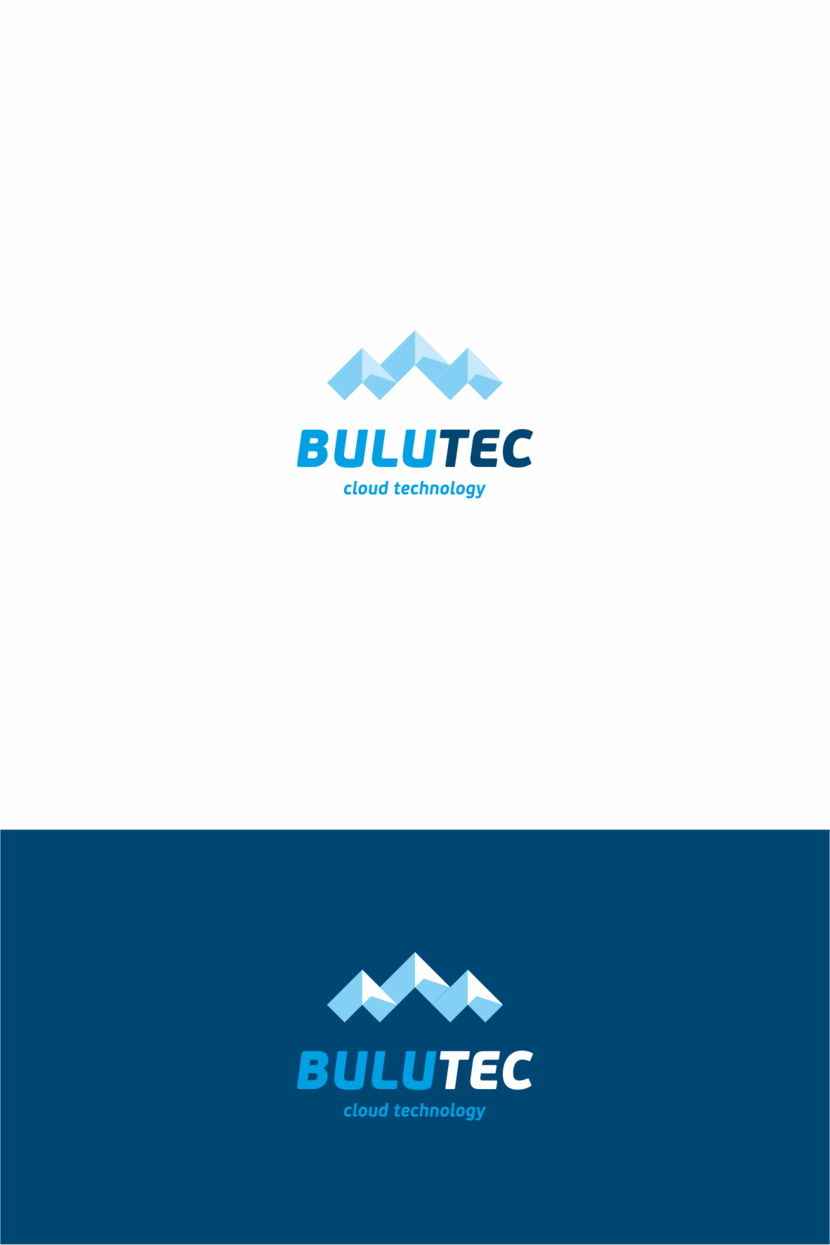 + схематичное изображение гор - Разработка логотипа для компании BULUTEC