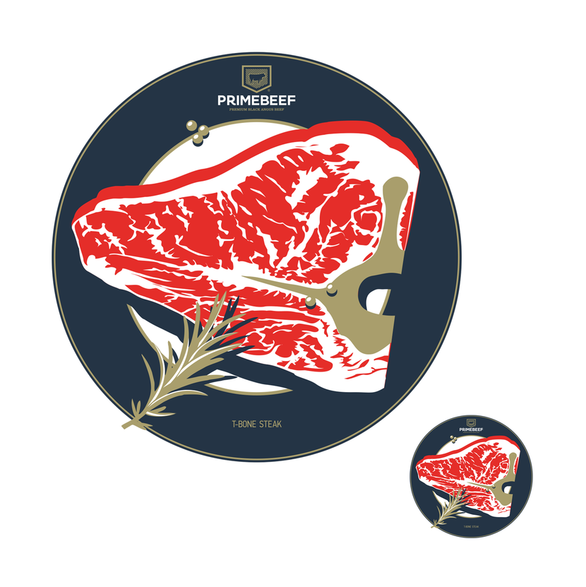 T-BONE STEAK - Дизайн сувенирной продукции Primebeef