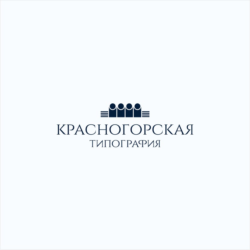 . - Новый логотип Красногорская типография
